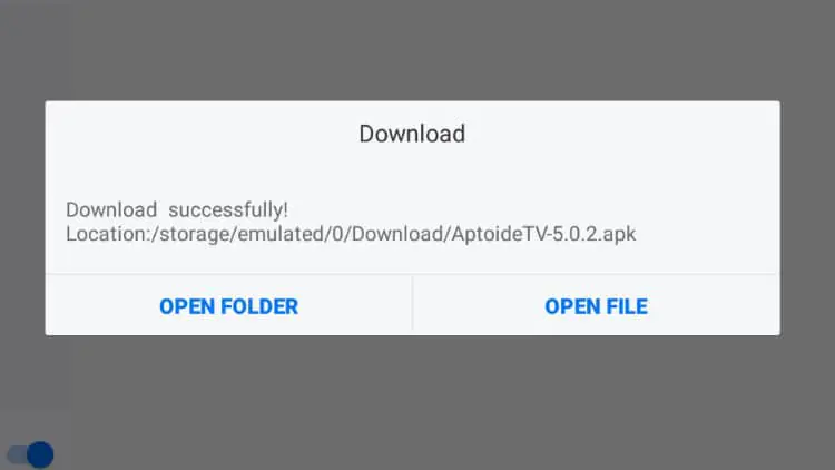 Étape 7 - Comment installer Aptoide TV sur Firestick ou Fire TV via ES File Explorer sans utiliser d'ordinateur