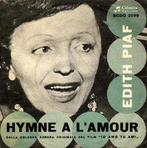 Édition italienne de l'Hymne à amaour d'Édith Piaf