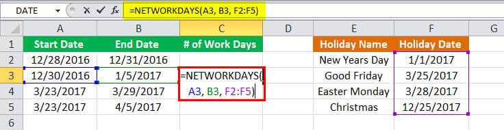 Exemples de jours de réseau 2